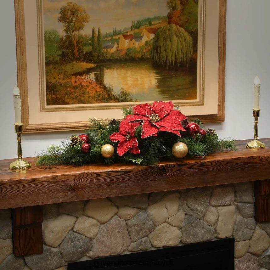 Greenery | National Tree Company 30in Decorative Collection Home for the Holidays Centerpiece F2L4F459